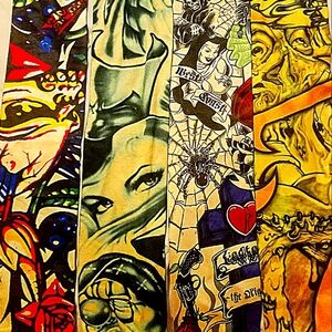 20pc Fake Tattoo Arm Sleeves Set